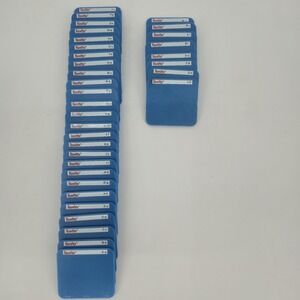 Sizzix Sizzlits Blue Alphabet Die Lot A-Z Complete Missing 5 6 Number Scrapbook